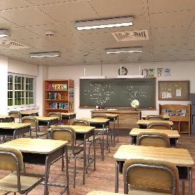 Classroom 3D model